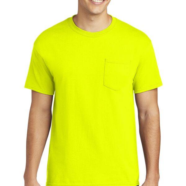 Heavy Cotton ™ 100% Cotton Pocket T Shirt Thumbnail
