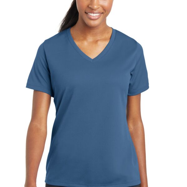 Ladies Racermesh V-Neck T-Shirt Thumbnail