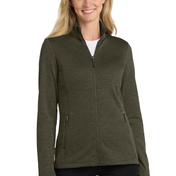 ® Ladies Collective Striated Fleece Jacket Thumbnail