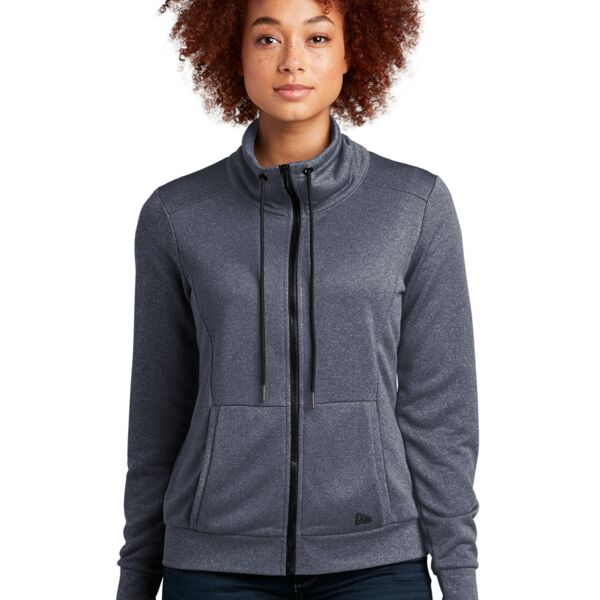 ® Ladies Performance Terry Full Zip Cowl Thumbnail