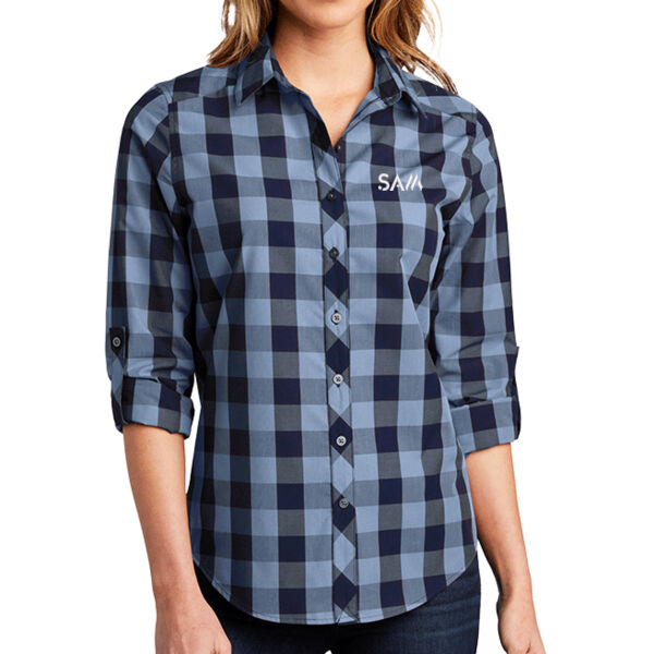 SAM - ® Ladies Everyday Plaid Shirt Thumbnail