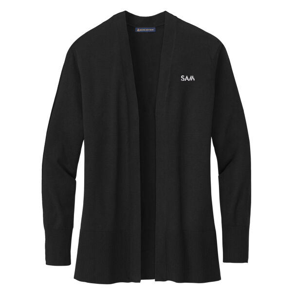 SAM - Women's Cotton Stretch Long Cardigan Sweater Thumbnail