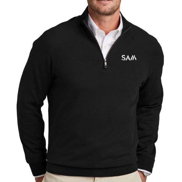 SAM - Cotton Stretch 1/4 Zip Sweater Thumbnail