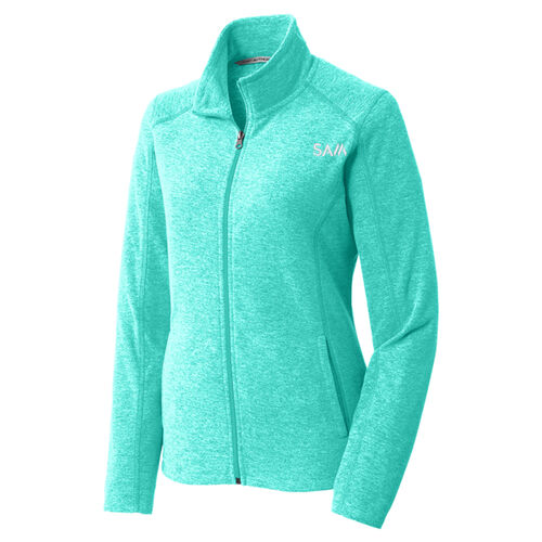 SAM - Ladies Heather Microfleece Full Zip Jacket Thumbnail