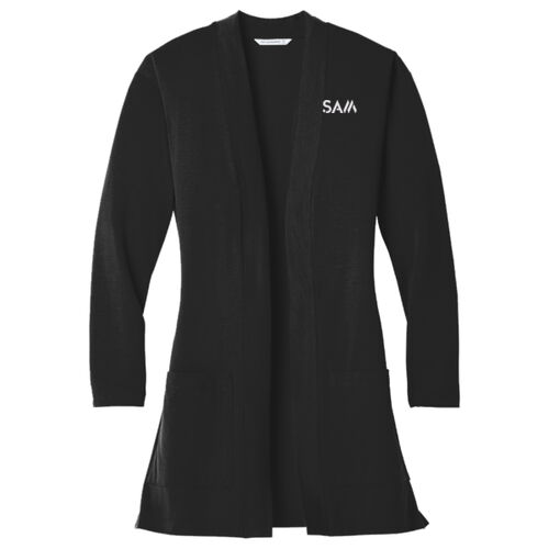 SAM - Ladies Concept Long Pocket Cardigan Thumbnail