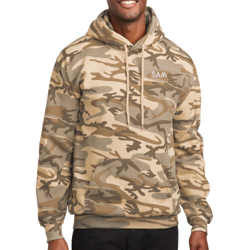 SAM - Core Fleece Camo Pullover Hooded Sweatshirt Thumbnail