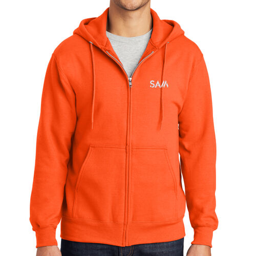 SAM - Essential Fleece Full Zip Hooded Sweatshirt Thumbnail