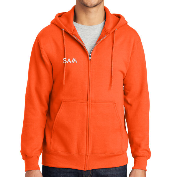 SAM - Essential Fleece Full Zip Hooded Sweatshirt Thumbnail