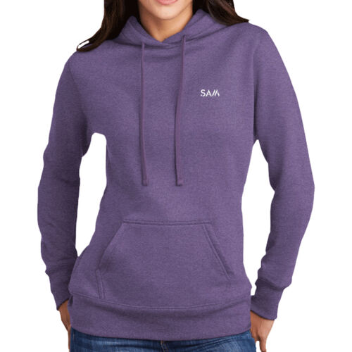 SAM - ® Ladies Core Fleece Pullover Hooded Sweatshirt Thumbnail