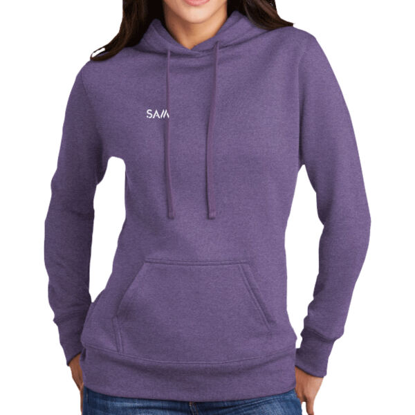 SAM - ® Ladies Core Fleece Pullover Hooded Sweatshirt Thumbnail