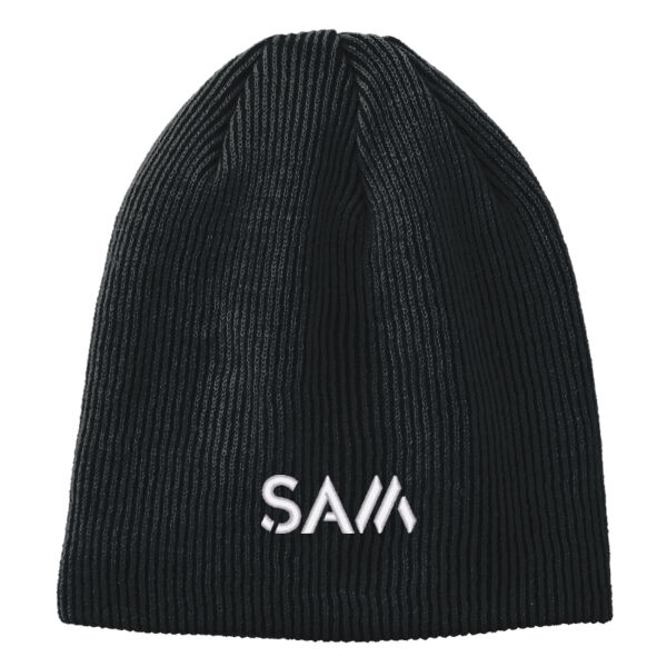 SAM - Rib Knit Slouch Beanie Thumbnail