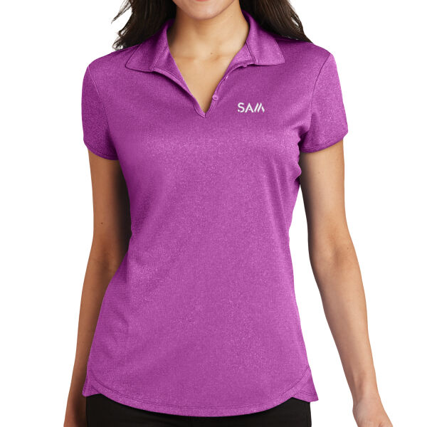 SAM - Ladies Trace Heather Polo Thumbnail