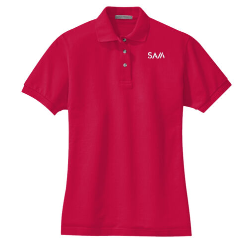 SAM - Ladies Heavyweight Cotton Pique Polo Thumbnail
