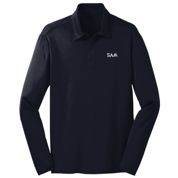 SAM - Silk Touch™ Performance Long Sleeve Polo Thumbnail