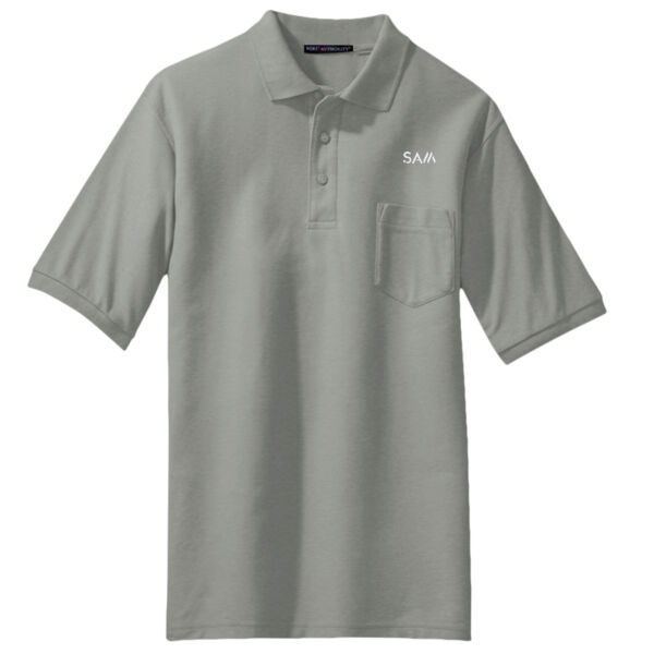 SAM - Silk Touch™ Polo with Pocket Thumbnail