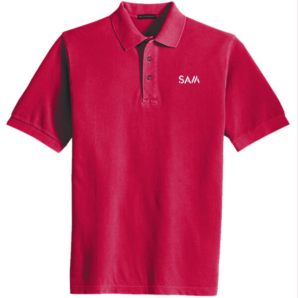 SAM - Heavyweight Cotton Pique Polo Thumbnail