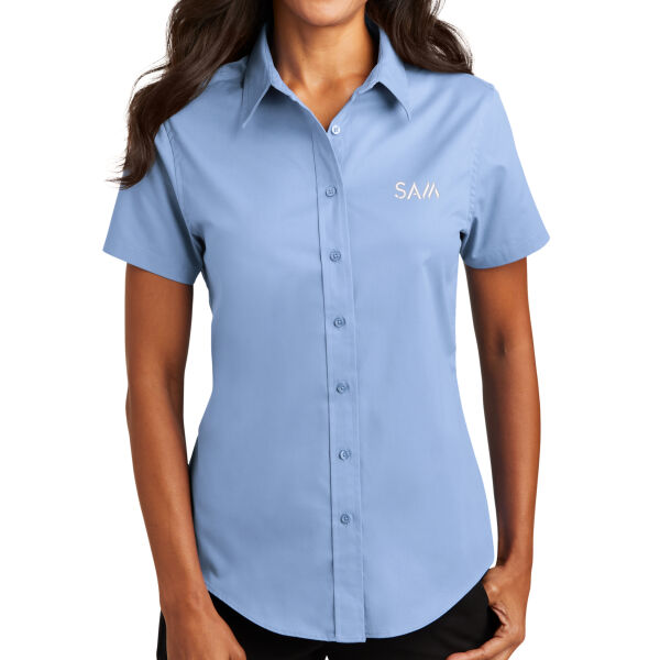 SAM - Ladies Short Sleeve Easy Care Shirt Thumbnail