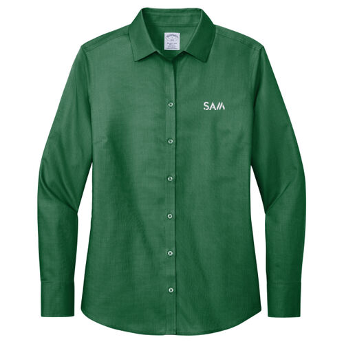 SAM - Women's Wrinkle Free Stretch Nailhead Shirt Thumbnail