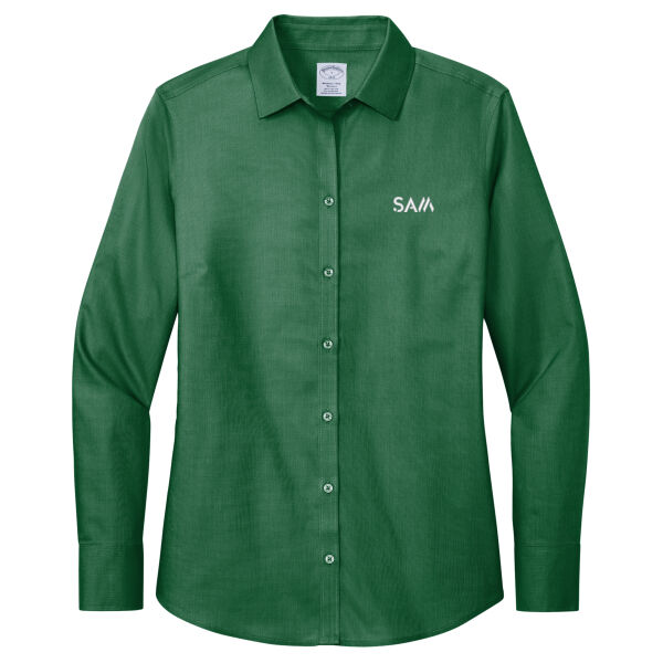 SAM - Women's Wrinkle Free Stretch Nailhead Shirt Thumbnail