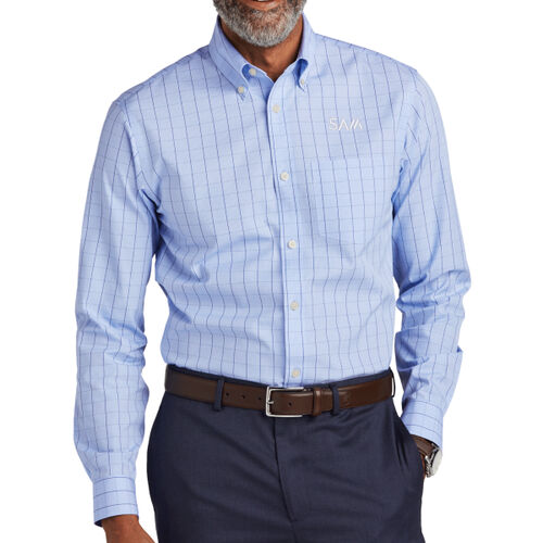SAM - Wrinkle Free Stretch Patterned Shirt Thumbnail