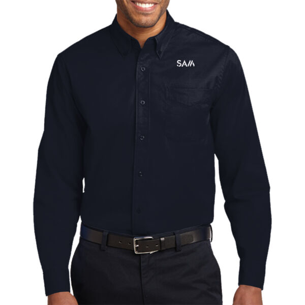 SAM - Extended Size Long Sleeve Easy Care Shirt Thumbnail