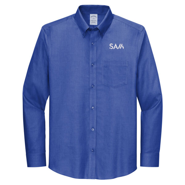 SAM - Tall Wrinkle Free Stretch Nailhead Shirt Thumbnail