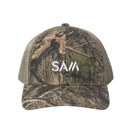 SAM - Camo Snapback Trucker Cap Thumbnail