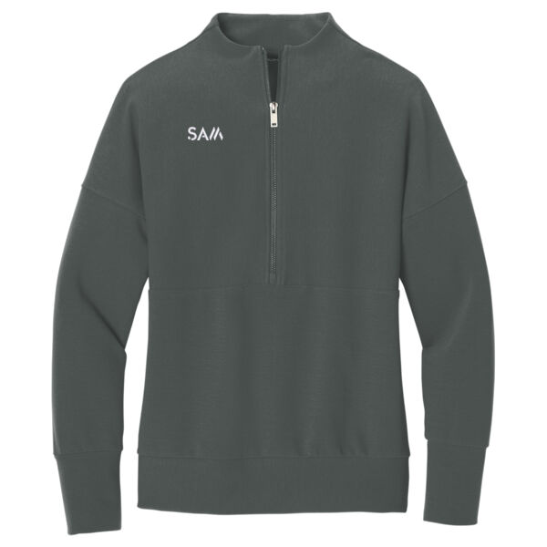 SAM - Women's Linear Texture 1/4 Zip Thumbnail