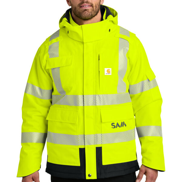 SAM - Ansi 107 Class 3 Waterproof Heavyweight Insulated Jacket Thumbnail