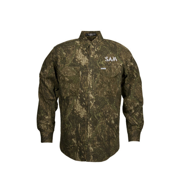 SAM    - Camouflage Fishing Long Sleeve Shirt - Tall Thumbnail