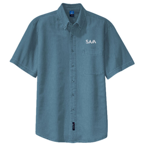 SAM -  - Short Sleeve Value Denim Shirt Thumbnail
