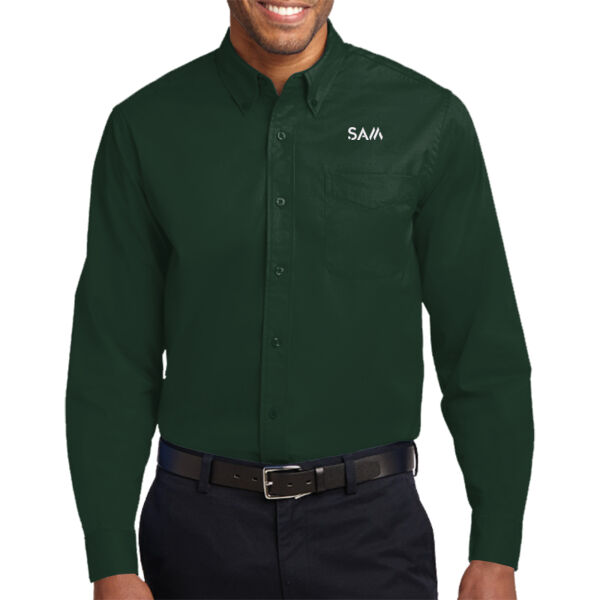 SAM -  - Extended Size Long Sleeve Easy Care Shirt Thumbnail